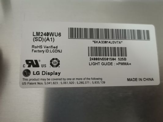WUXGA 94PPI 320cd/m2 TFT LCD панель 24.0&quot; LM240WU6-SDA1 89/89/89/89 (тип.)