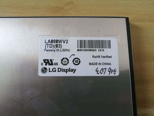8,0&quot; панель 116PPI LA080WV2-TD01 800×480 250cd/m2 WLED TFT LCD