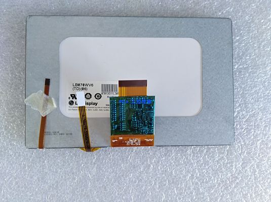 7.0&quot; 800×480 350cd/M2 134PPI Квадратный Tft экран LB070WV6-TD08 65/65/50/60 (Тип.)