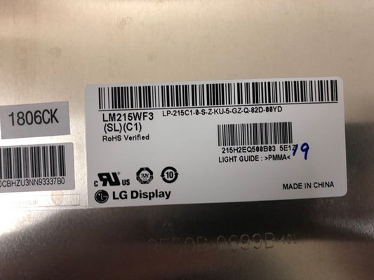 Дисплей 1920×1080 250cd/m2 LM215WF3-SLC1 LCM 102PPI NTSC промышленный Lcd