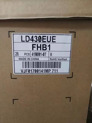 панель 43&quot; Lcd квадрата 450cd/M2 RGB FHD 51PPI 1920×1080 LD430EUE-FHB1