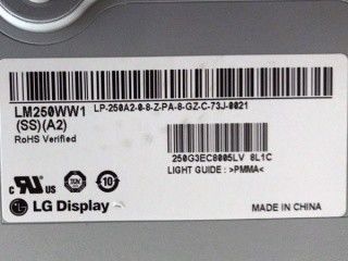 20,0» панелей CSHD 111PPI LM250WW1-SSA2 250cd/M2 NTSC промышленных Lcd